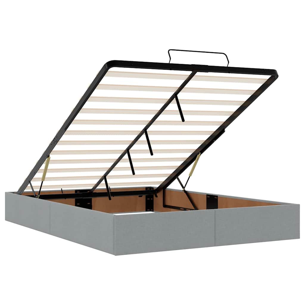 Lit coffre ottoman avec matelas - surmatelas - tête de lit XL - Modèle Eléonore
