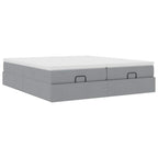 Lit coffre ottoman avec matelas - surmatelas - Modèle Amélia