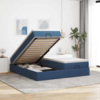 Lit coffre ottoman avec matelas - surmatelas - Modèle Amélia