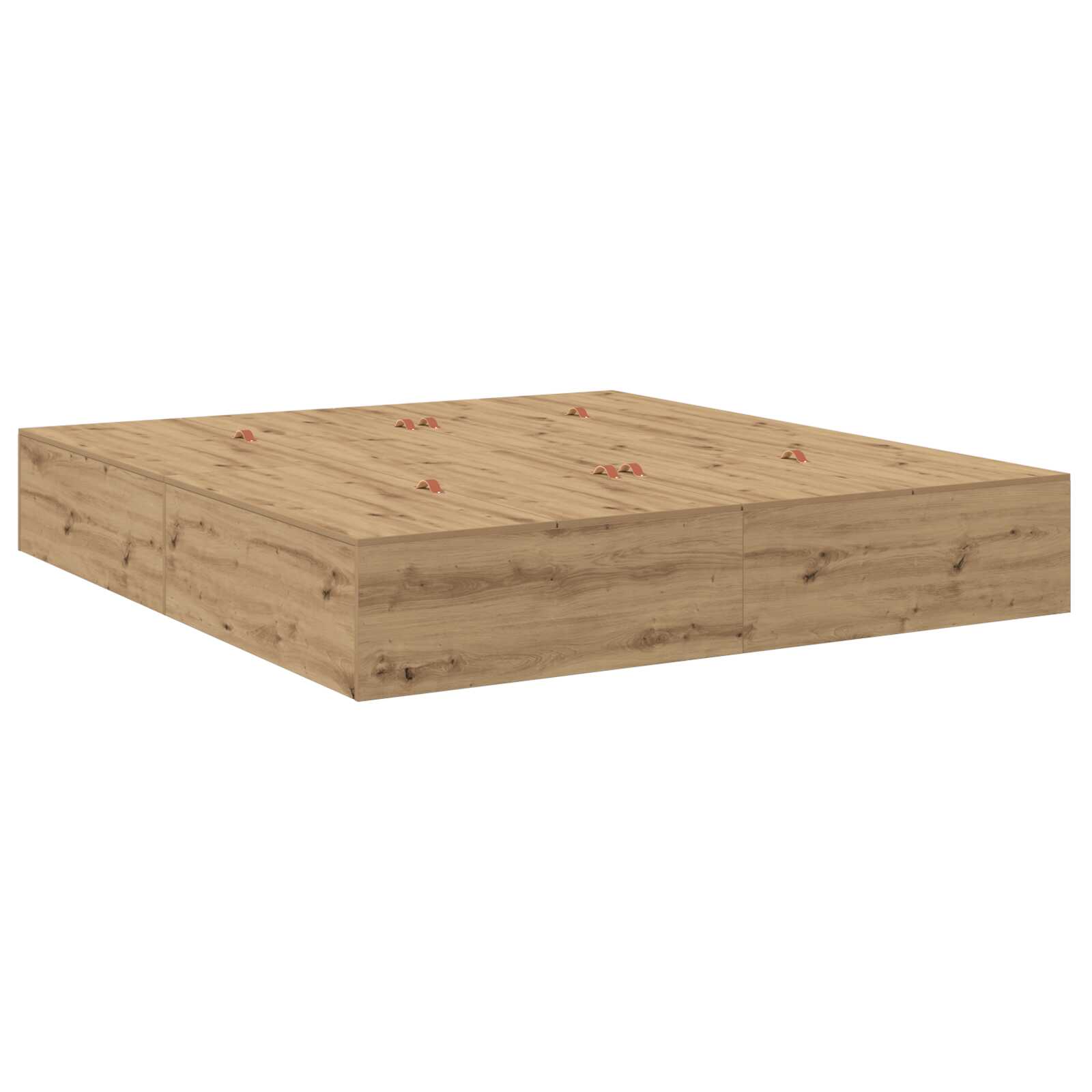 Lit coffre en bois avec rangements - Modèle Lyséa