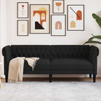 Canapé Chesterfield en tissu - Modèle Edward