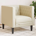 Fauteuil Chesterfield en similicuir - Modèle Oscar