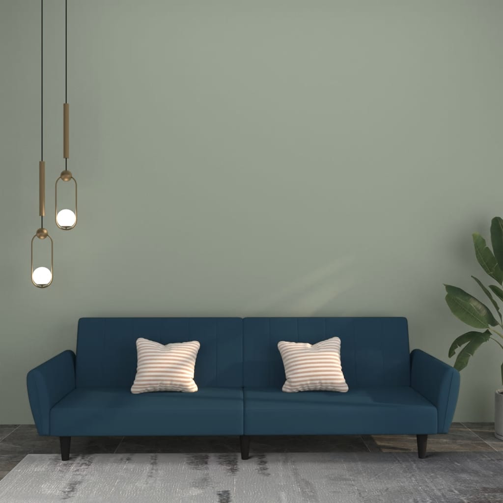 Canapé-lit en velours - Modèle Iris