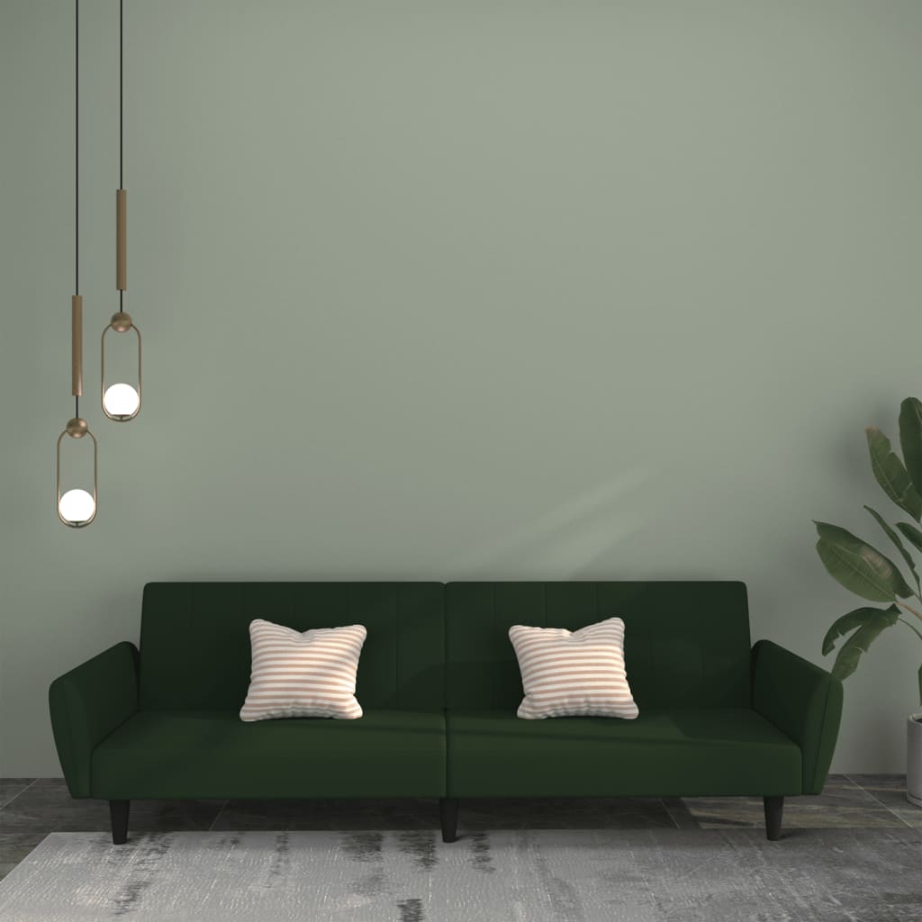 Canapé-lit en velours - Modèle Iris