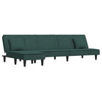 Canapé d'angle convertible en velours - Modèle Timo