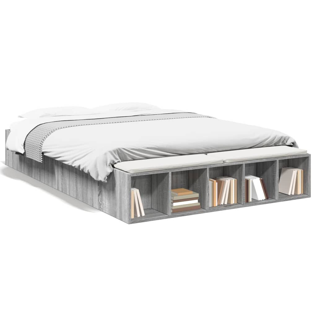 Lit coffre en bois avec rangement - Modèle Anna