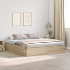 Lit coffre en bois avec rangements - Modèle Lyséa