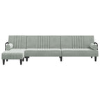 Canapé d'angle convertible en velours - Modèle Maëlis