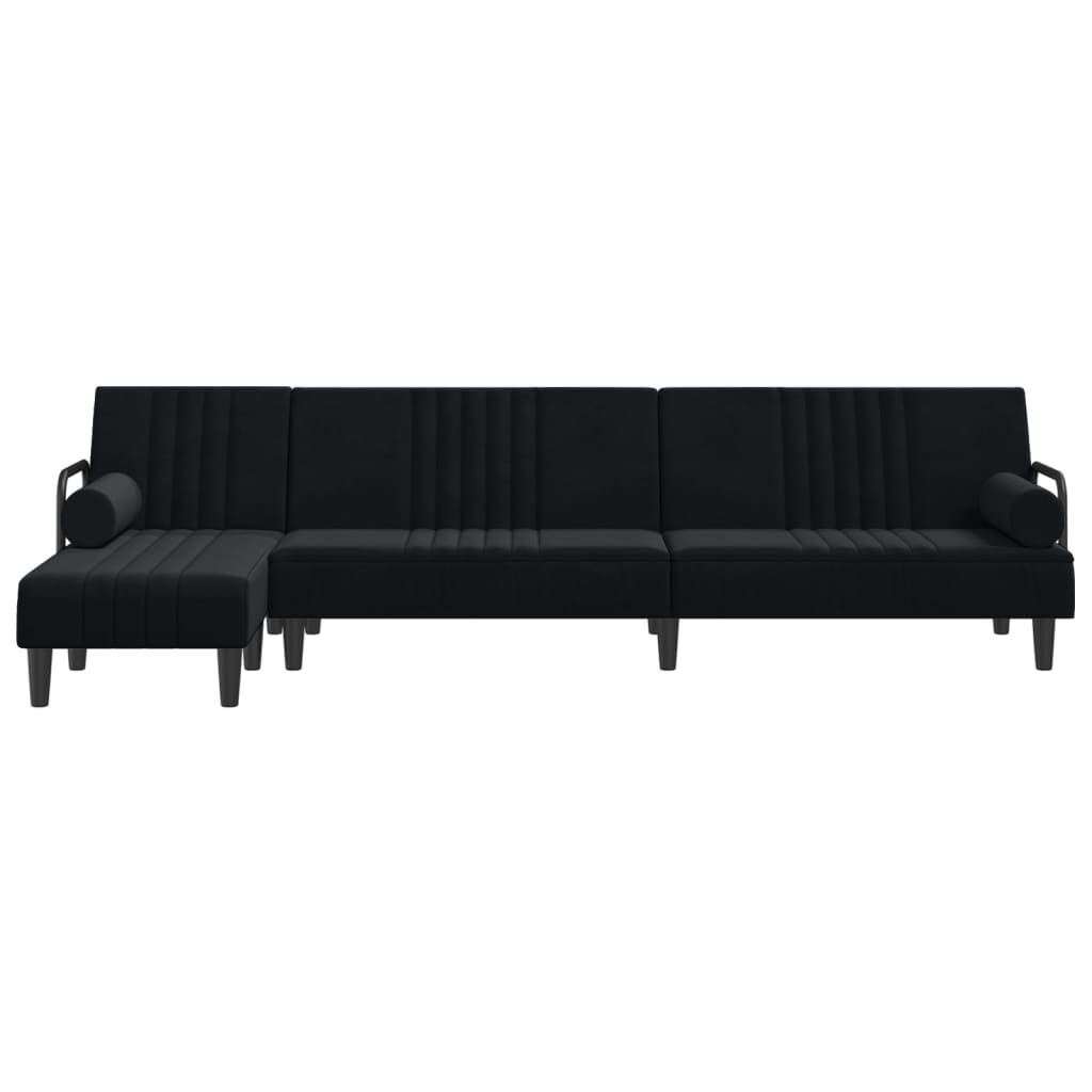 Canapé d'angle convertible en velours - Modèle Maëlis