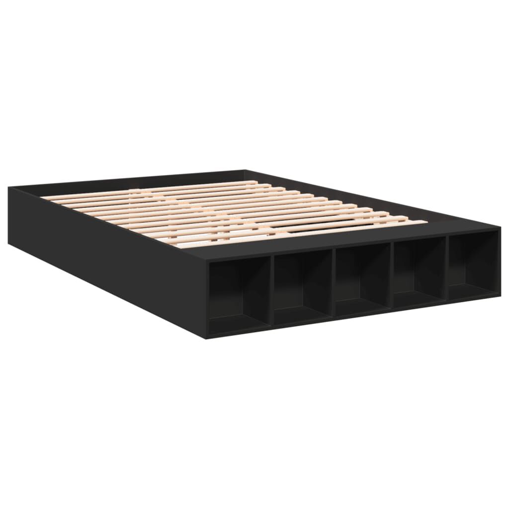 Lit coffre en bois avec rangement - Modèle Anna
