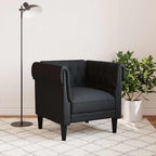 Fauteuil Chesterfield en tissu - Modèle Elliot