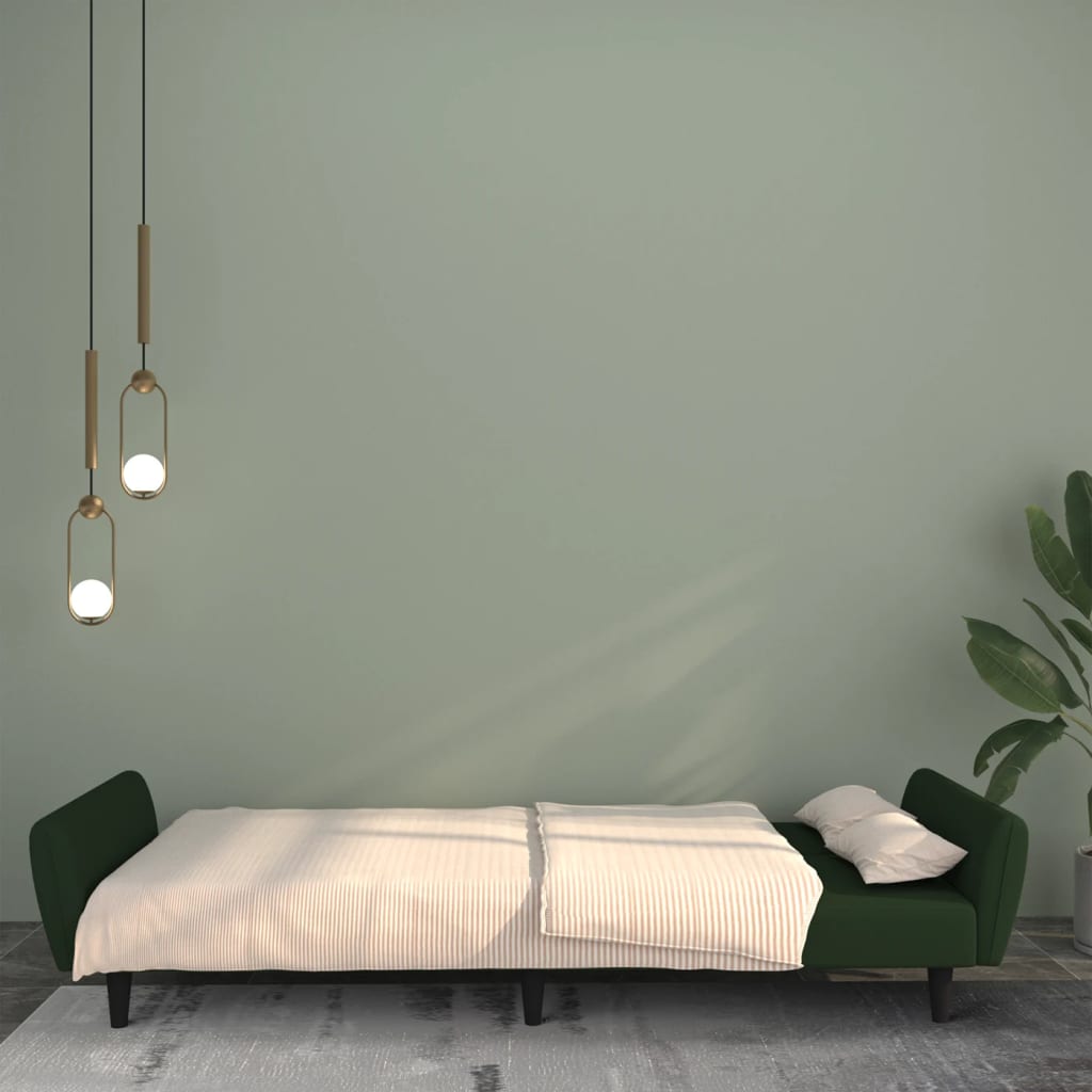 Canapé-lit en velours - Modèle Iris