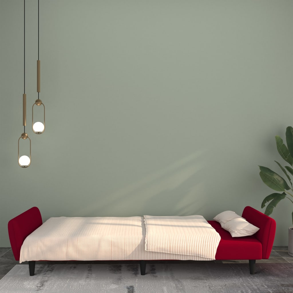 Canapé-lit en velours - Modèle Iris