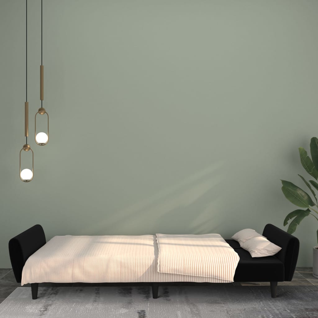 Canapé-lit en velours - Modèle Iris