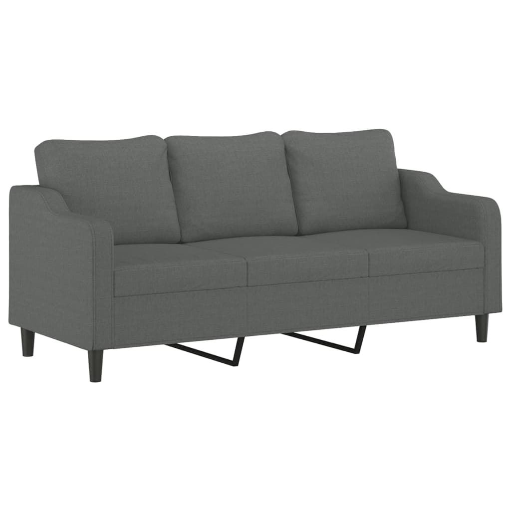 Canapé moderne avec repose-pied en tissu - Modèle Noa