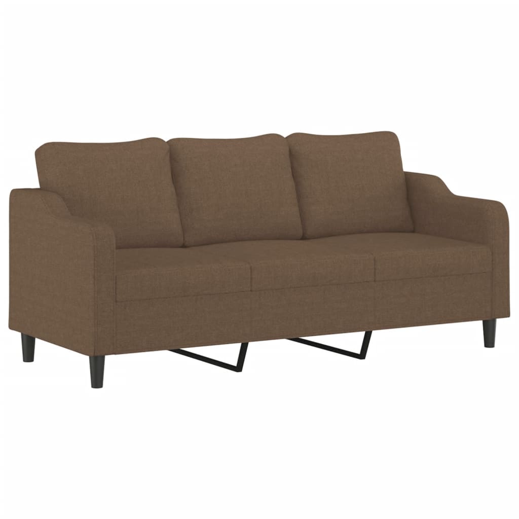 Canapé moderne avec repose-pied en tissu - Modèle Noa
