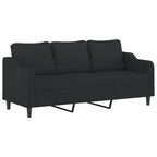 Canapé moderne avec repose-pied en tissu - Modèle Noa