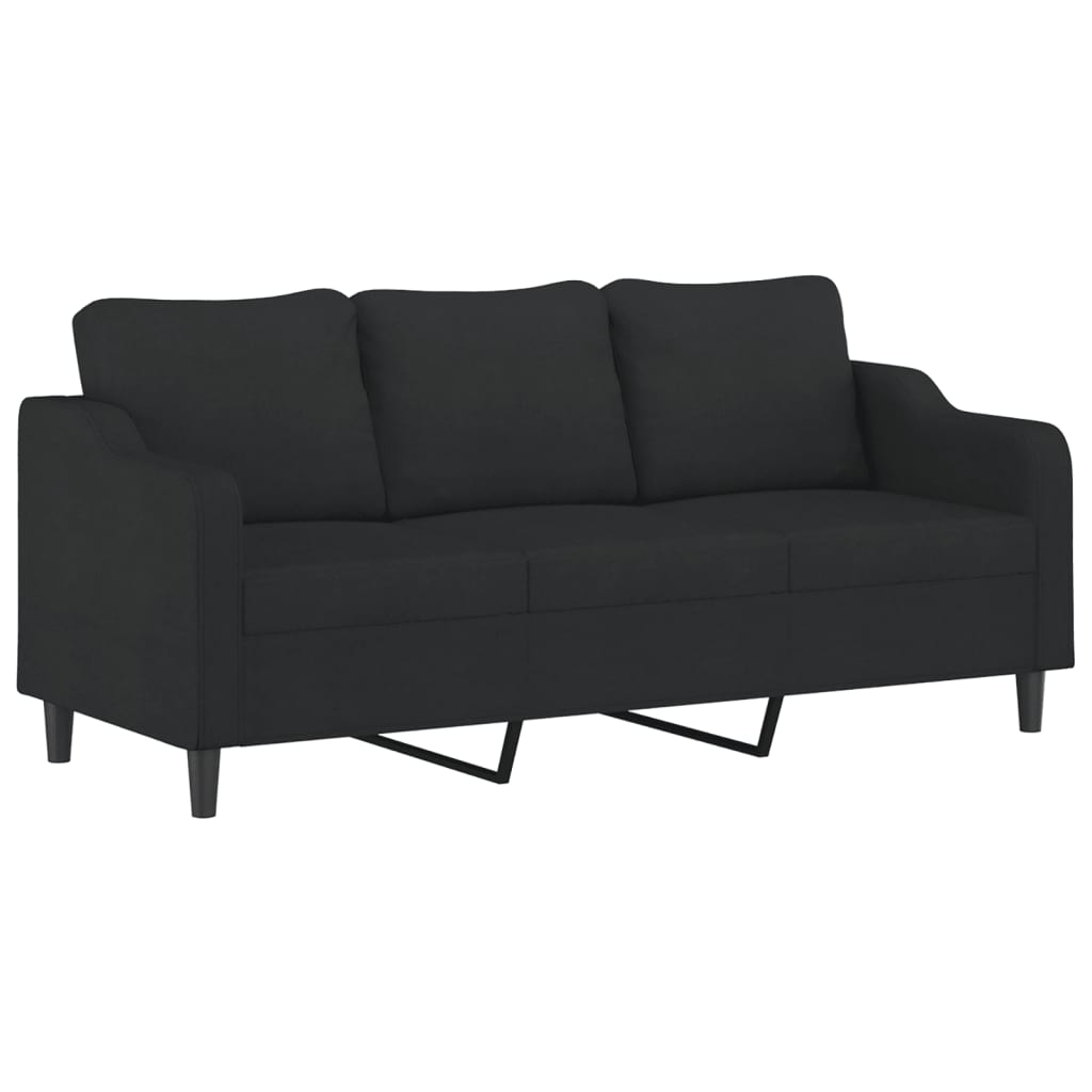 Canapé moderne avec repose-pied en tissu - Modèle Noa