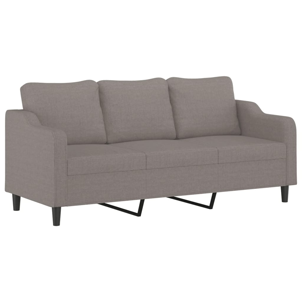 Canapé moderne avec repose-pied en tissu - Modèle Noa