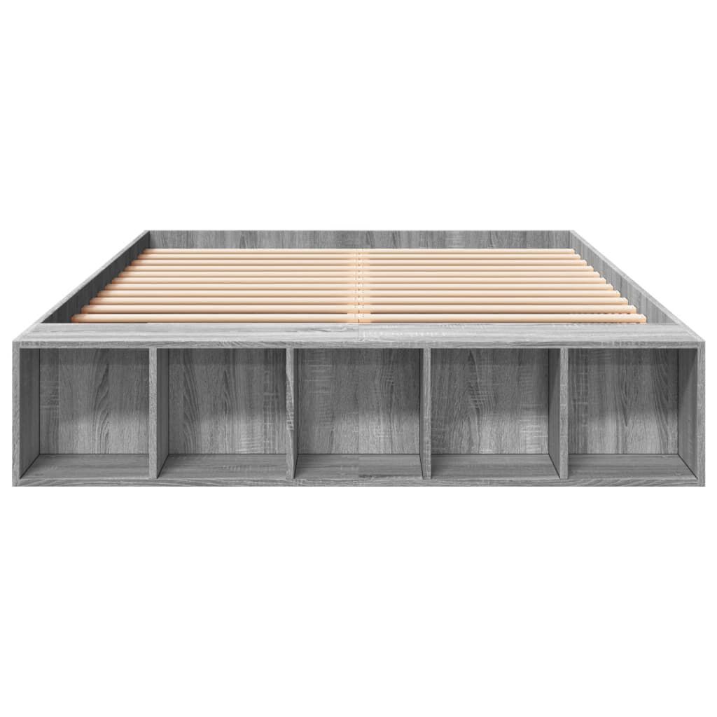 Lit coffre en bois avec rangement - Modèle Anna