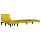Canapé d'angle convertible en velours - Modèle Ysée