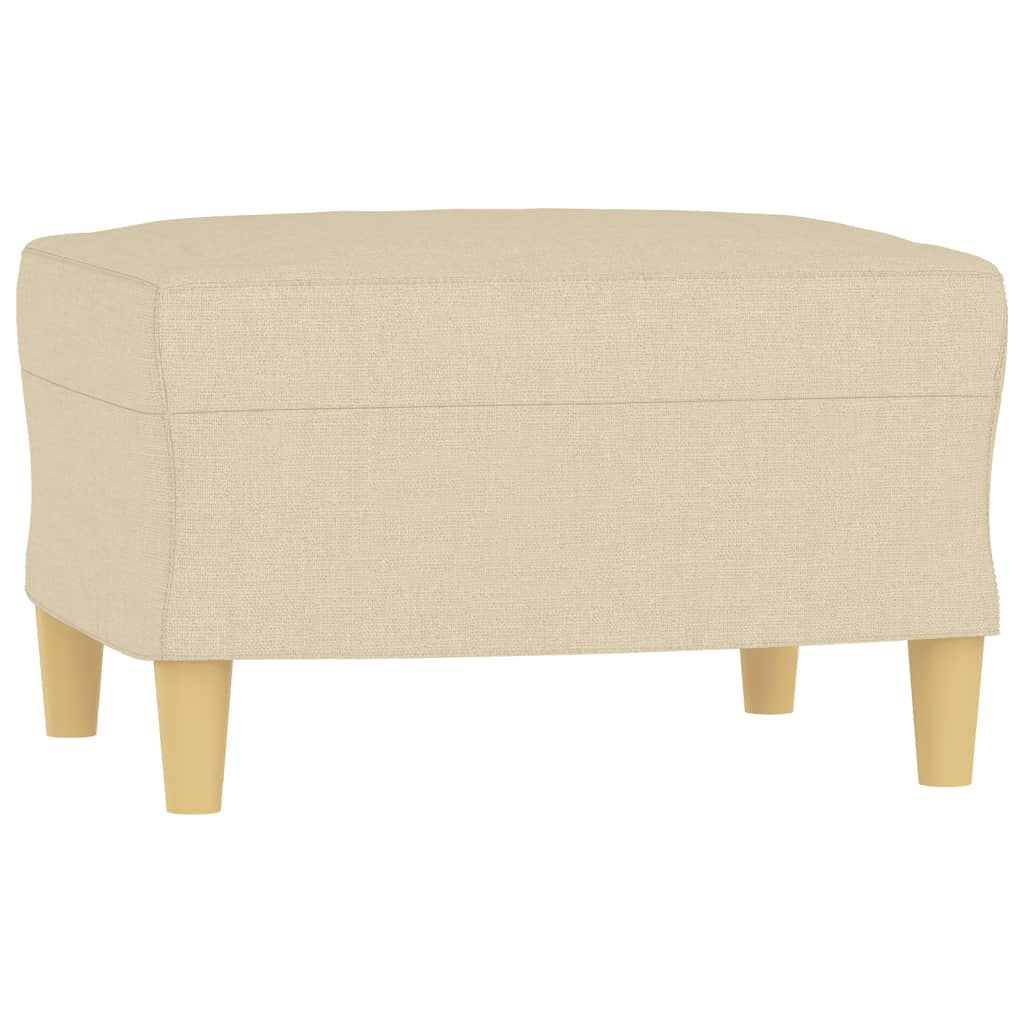 Canapé moderne avec repose-pieds en tissu - Modèle Lucas