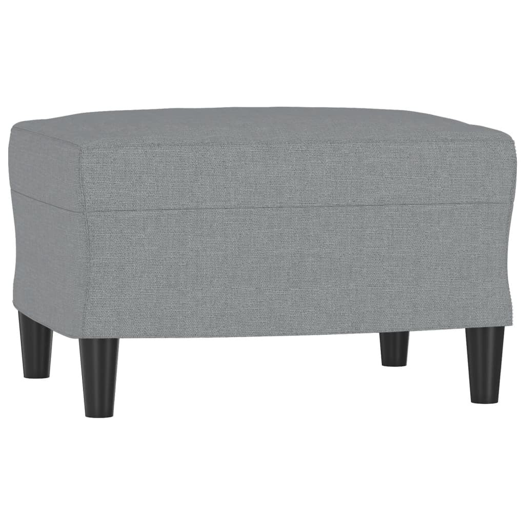 Canapé moderne avec repose-pied en tissu - Modèle Noa