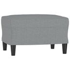 Canapé moderne avec repose-pied en tissu - Modèle Noa