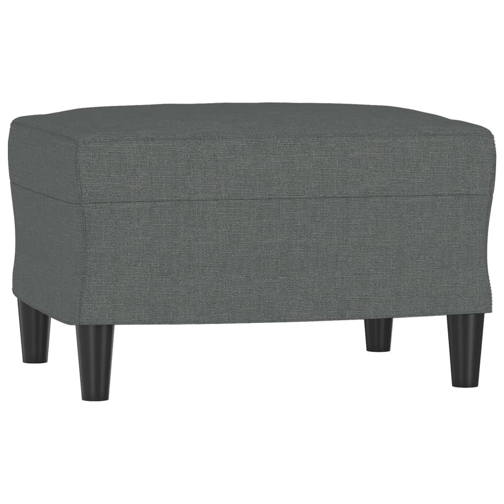 Canapé moderne avec repose-pied en tissu - Modèle Noa