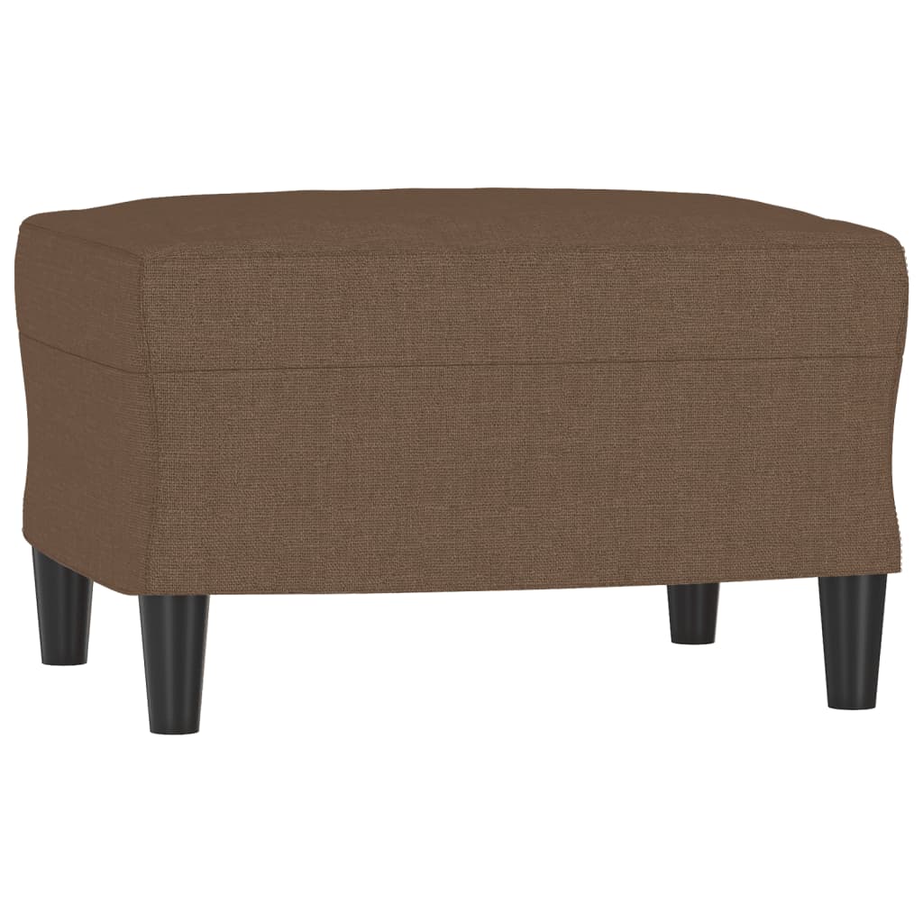 Canapé moderne avec repose-pied en tissu - Modèle Noa