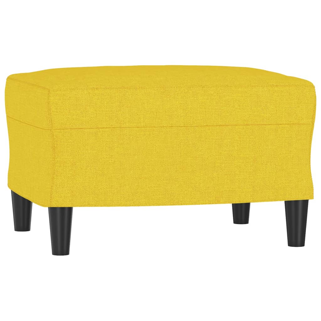 Canapé moderne avec repose-pied en tissu - Modèle Noa