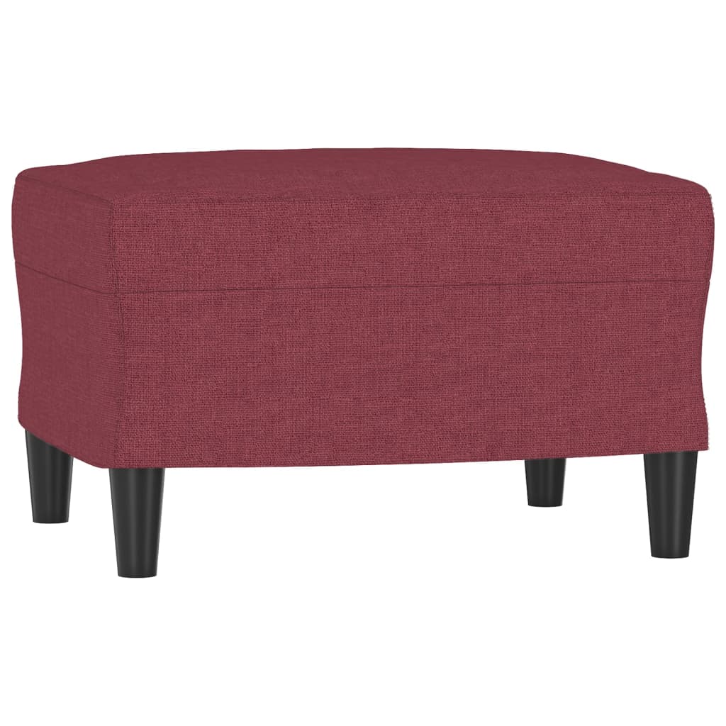 Canapé moderne avec repose-pied en tissu - Modèle Noa