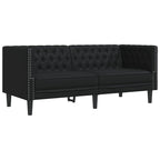 Ensemble de canapé Chesterfield en similicuir - Modèle Arthur