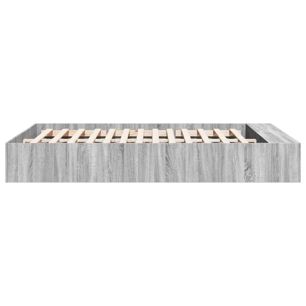 Lit coffre en bois avec rangement - Modèle Anna