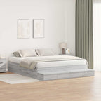 Lit coffre en bois avec rangement - matelas inclus - Modèle Naya