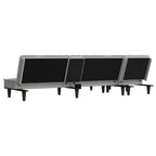 Canapé d'angle convertible en velours - Modèle Ysée