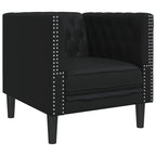 Ensemble de canapé Chesterfield en similicuir - Modèle Arthur