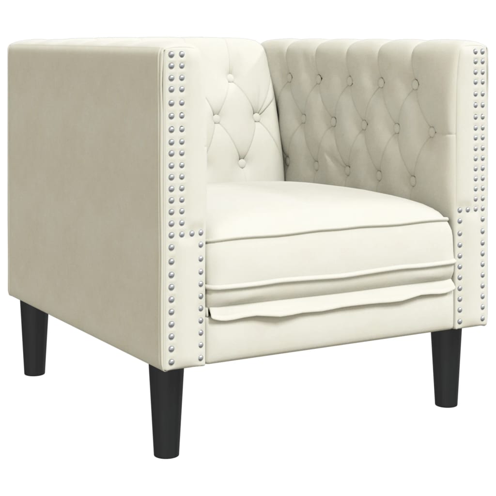 Ensemble de canapé Chesterfield en similicuir - Modèle Arthur