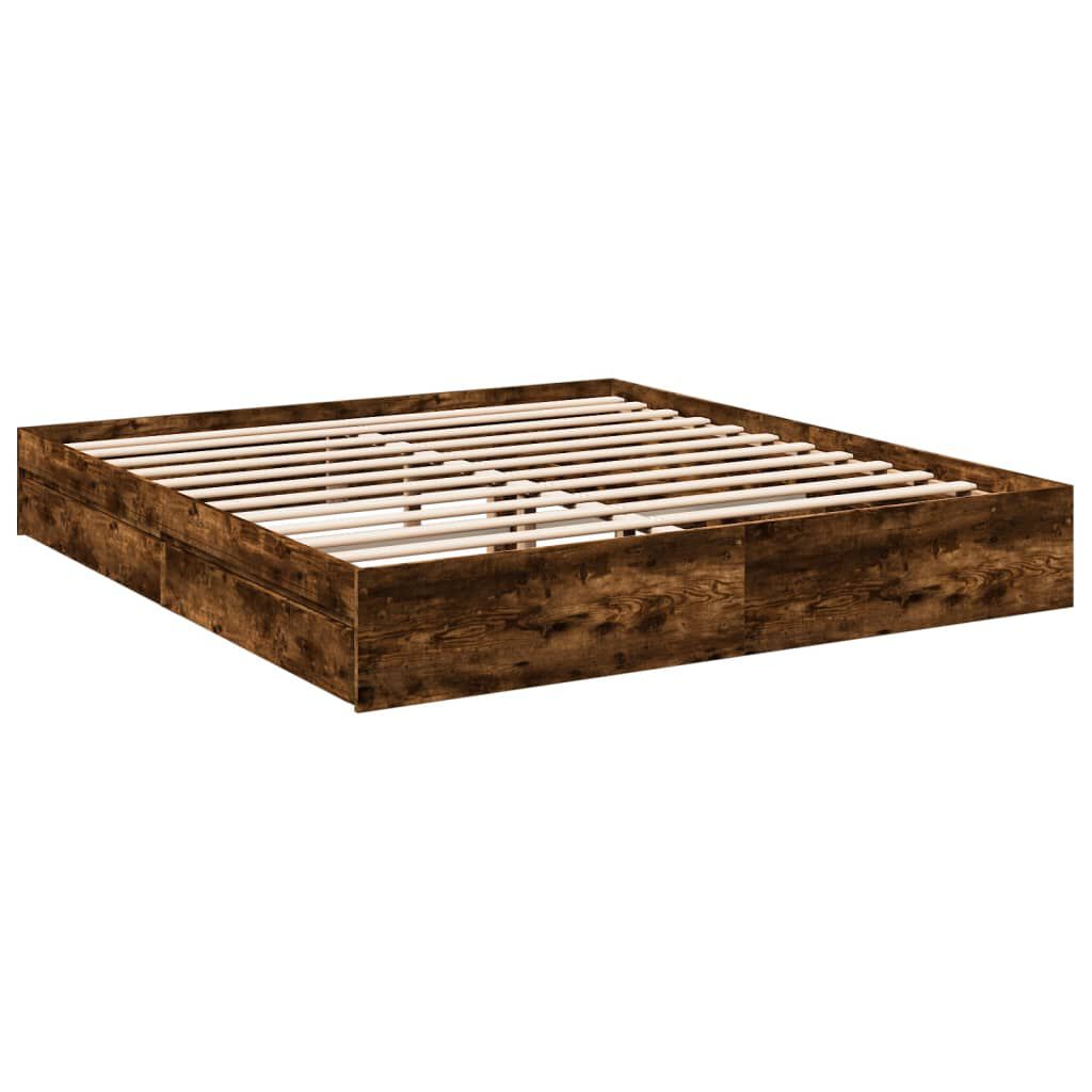 Lit coffre en bois avec tiroir - Modèle Lina