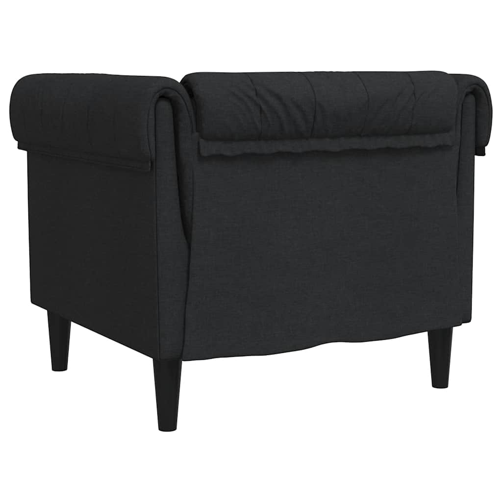 Fauteuil Chesterfield en tissu - Modèle Elliot