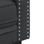 Canapé Chesterfield en similicuir - Modèle Hugo