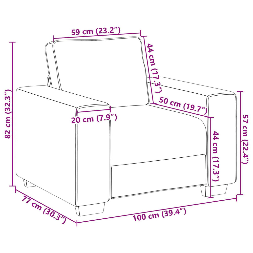 Canapé moderne en tissu - Modèle Elio