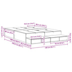 Lit coffre en bois avec rangement - matelas inclus - Modèle Naya
