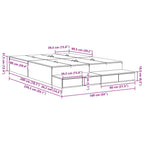 Lit coffre en bois avec rangement - matelas inclus - Modèle Naya